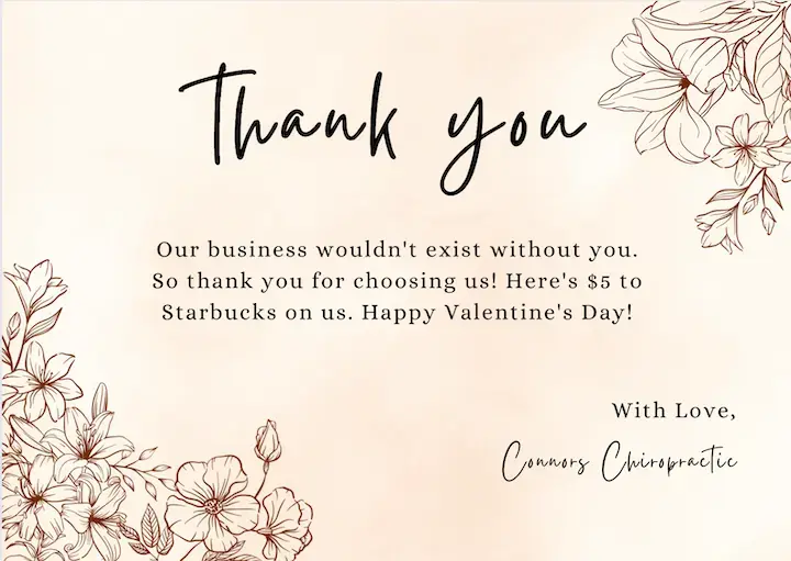 Email с благодарностью