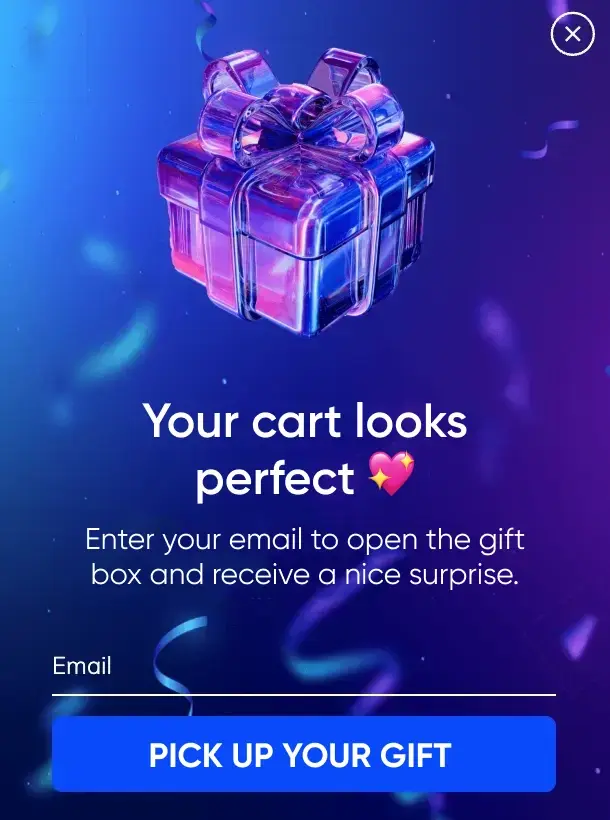 Пример виджета после добавления товаров в корзину на определенную сумму