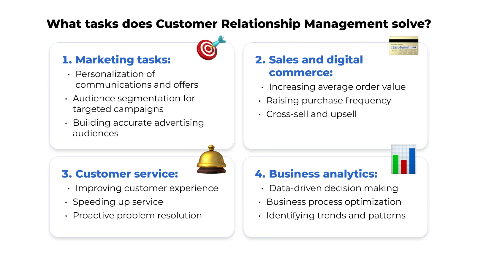 Задачи, которые решает CRM