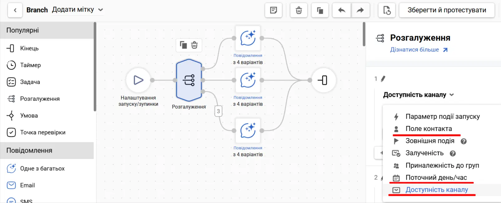 Розгалуження