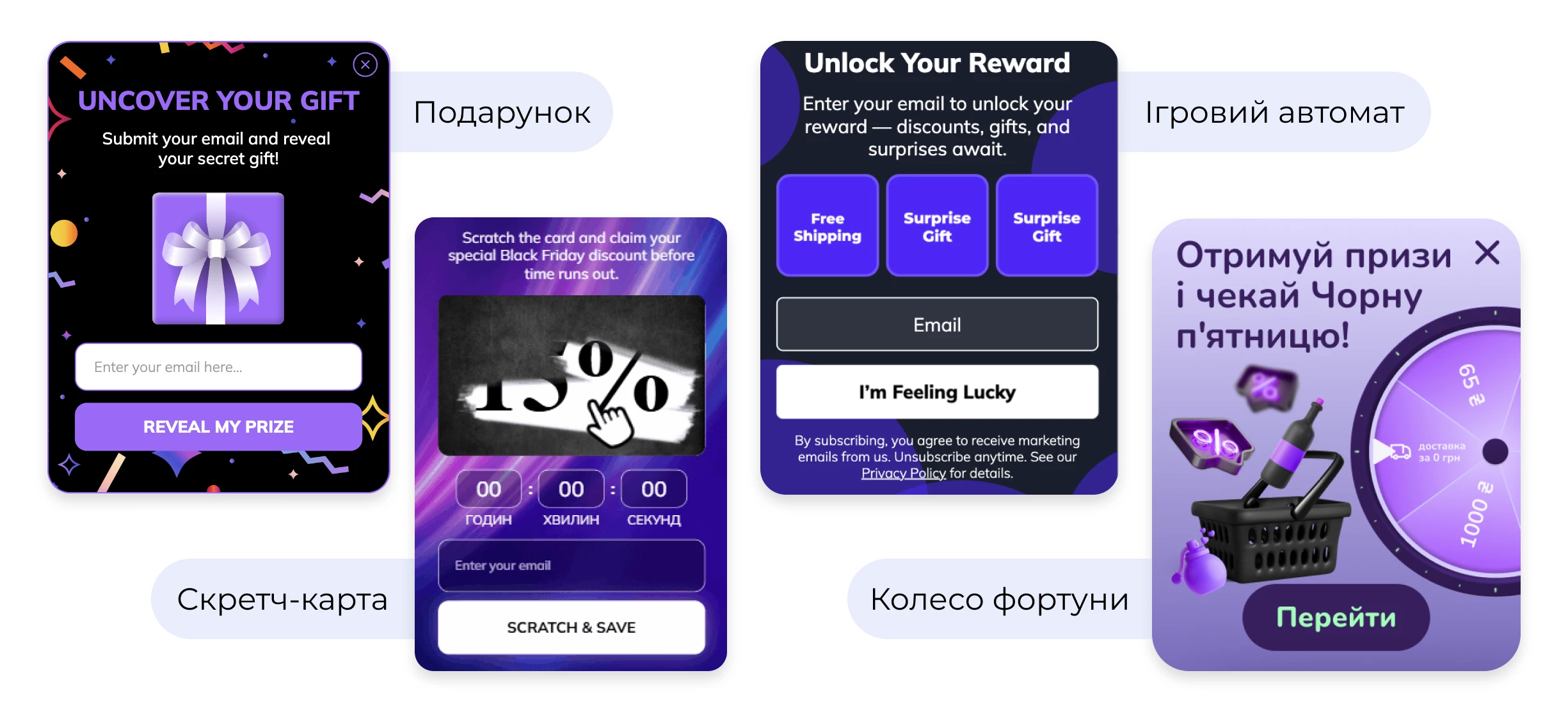 Найпопулярніші ігрові механіки для віджетів Найпопулярніші ігрові механіки для віджетів