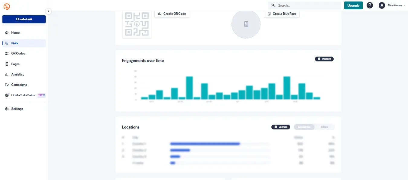 Отслеживание статистики на Bitly