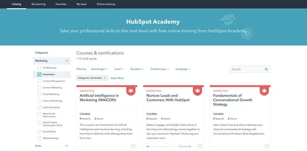HubSpot Academy 
