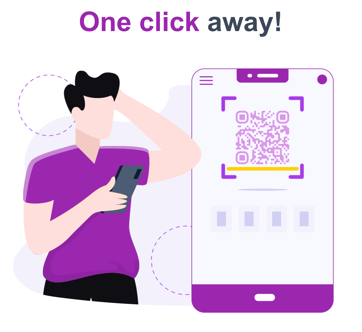 Анімація у тригерному листі завершення створення QR-коду