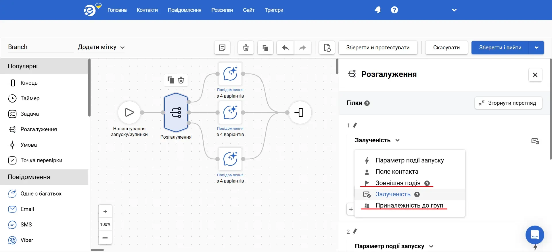Розгалуження Розгалуження