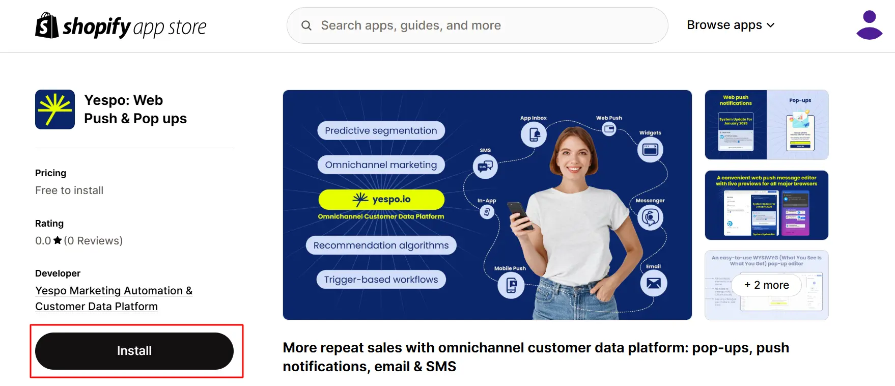Підключення eSputnik у Shopify